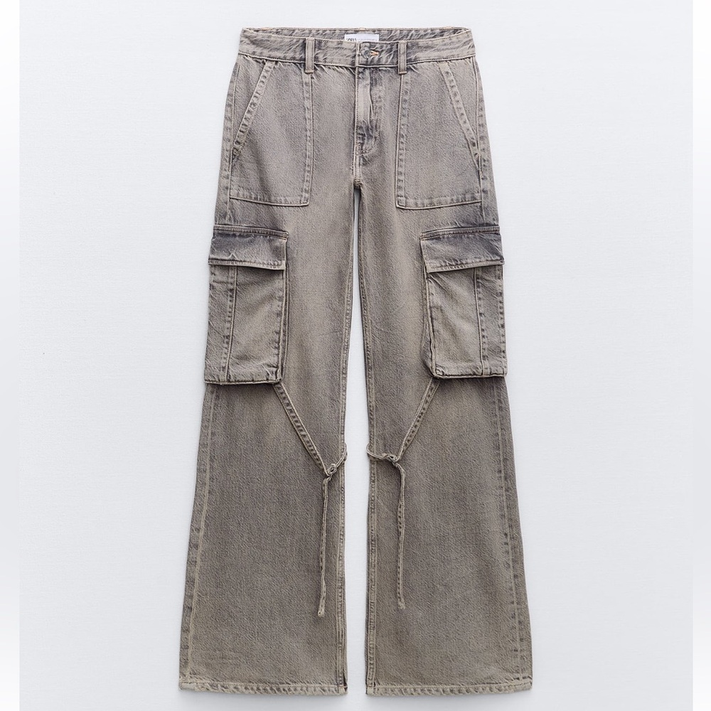 Cargo jeans | grey | ZARA